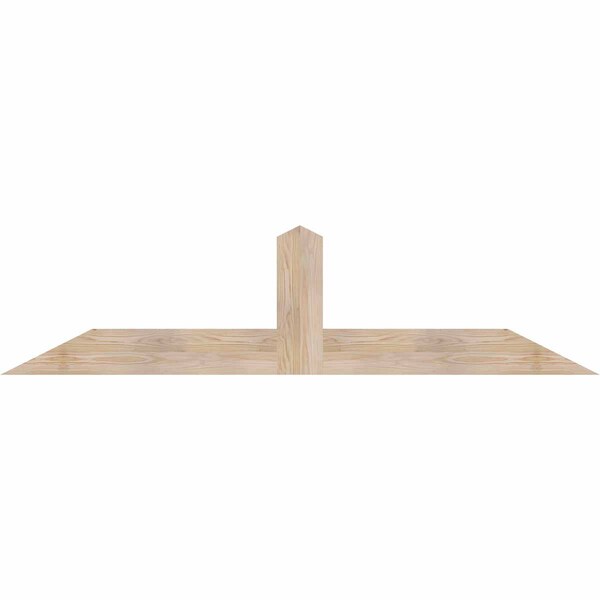 Ekena Millwork Portland Smooth Timber Gable Bracket, Douglas Fir, 72"W x 18"H x 1 1/2"D x 5 1/2"F, 6/12 Pitch GBW072X18X0206POR00SDF - main